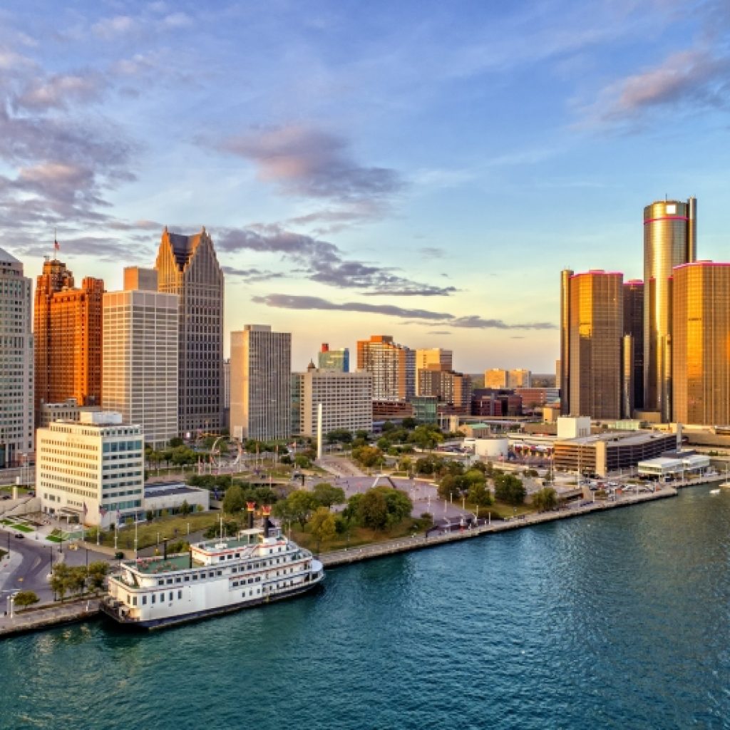Detroit waterfront